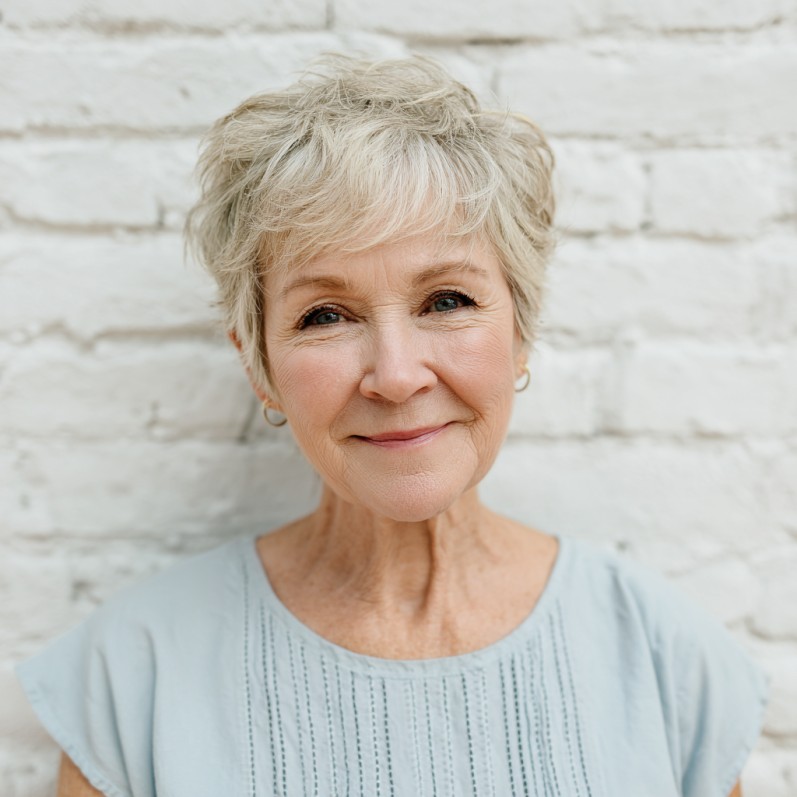 Textured Wispy Pixie Cut with Soft Bangs