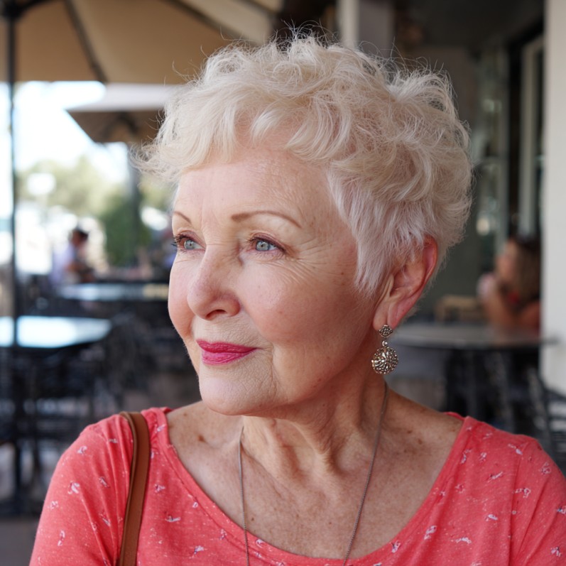 Textured Wispy Pixie with Defined Volume