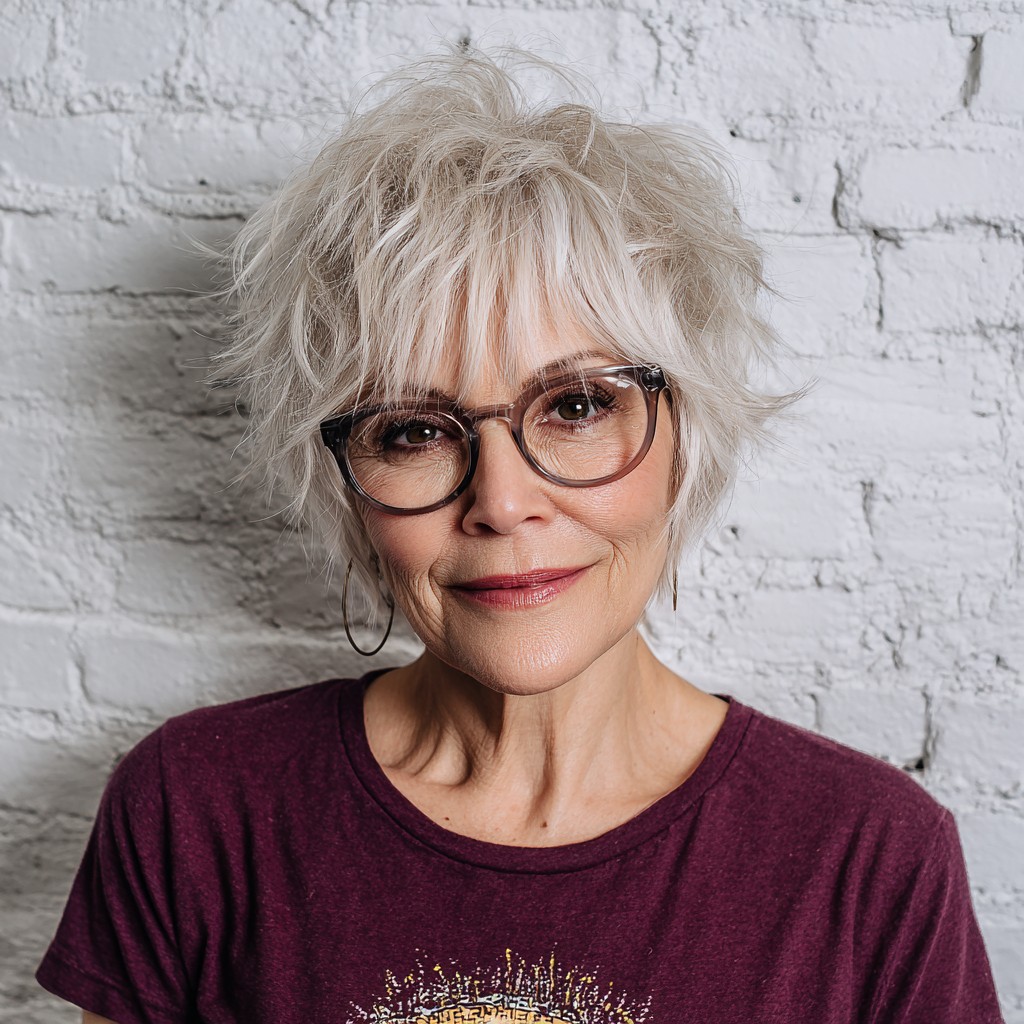 Choppy Textured Pixie with Soft Layers