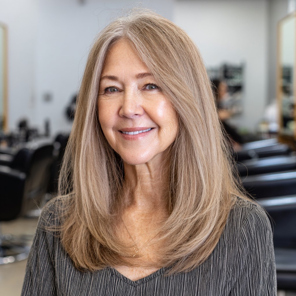 Elegant Long Layered Cut with Subtle Movement