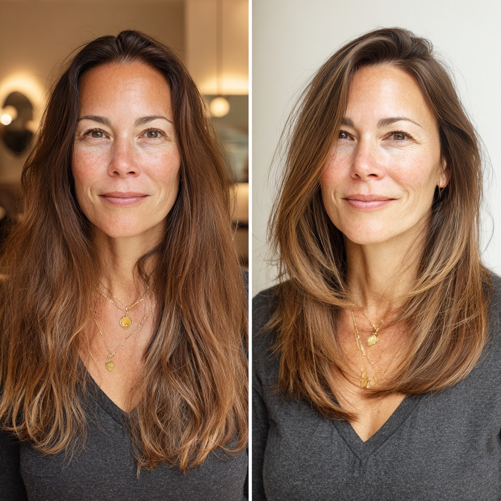 Soft Layered Cut with Subtle Face Framing
