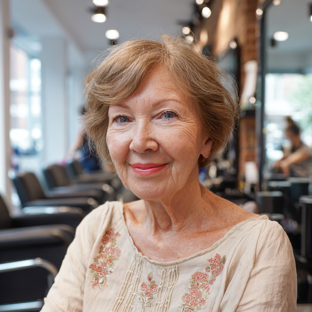 Chic Bronde Textured Cut with Soft Volume