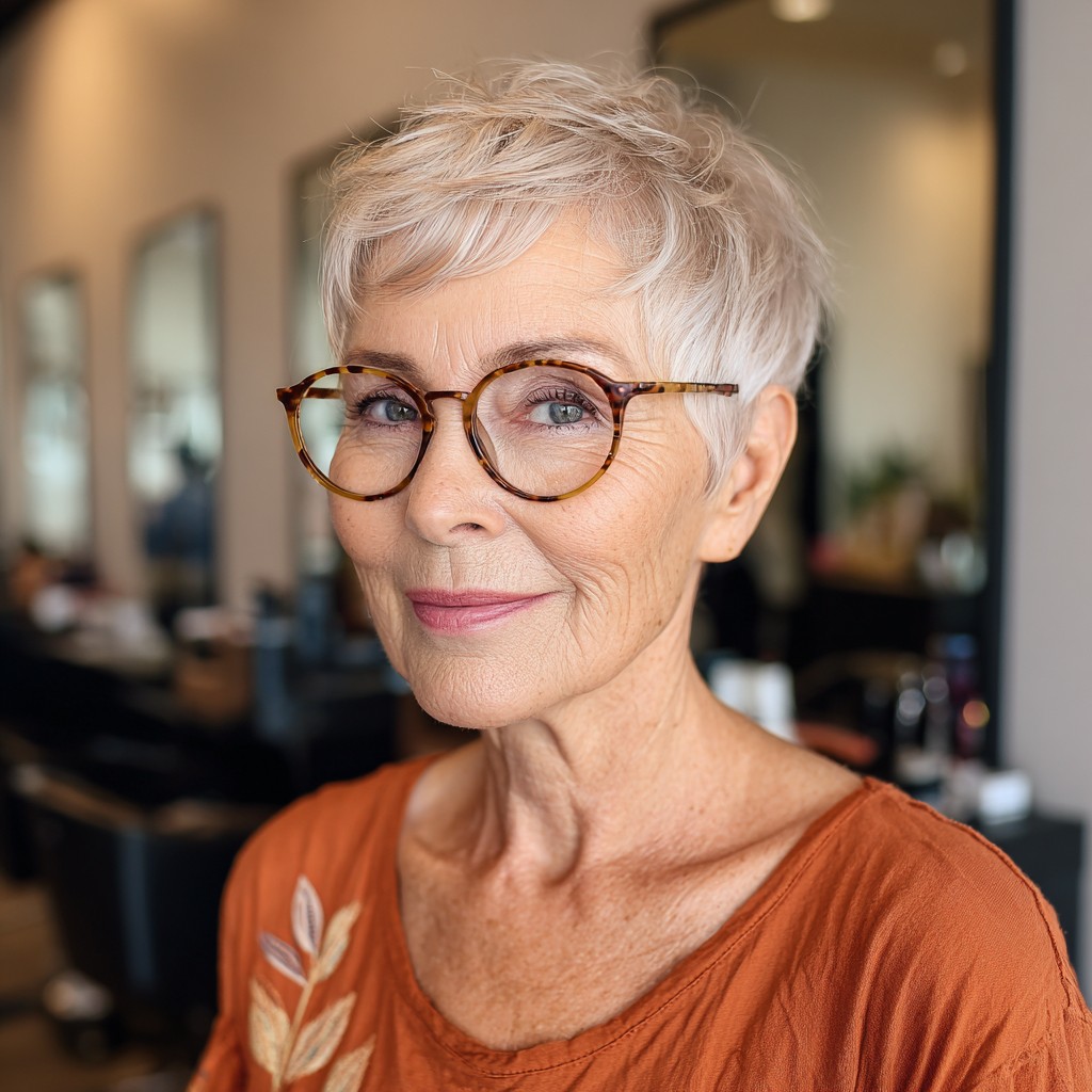 Chic Short Pixie Cut with Textured Layers