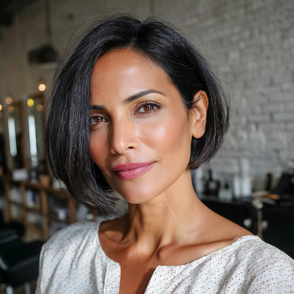 Chic Textured Bob with Subtle Layers