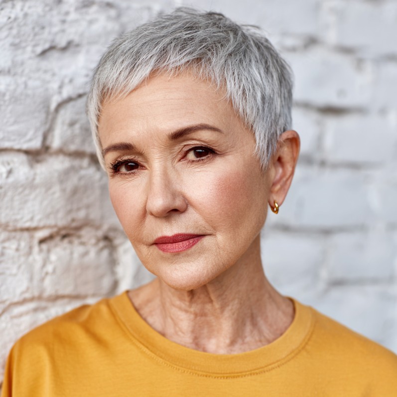 Chic Textured Pixie Cut with Defined Edges