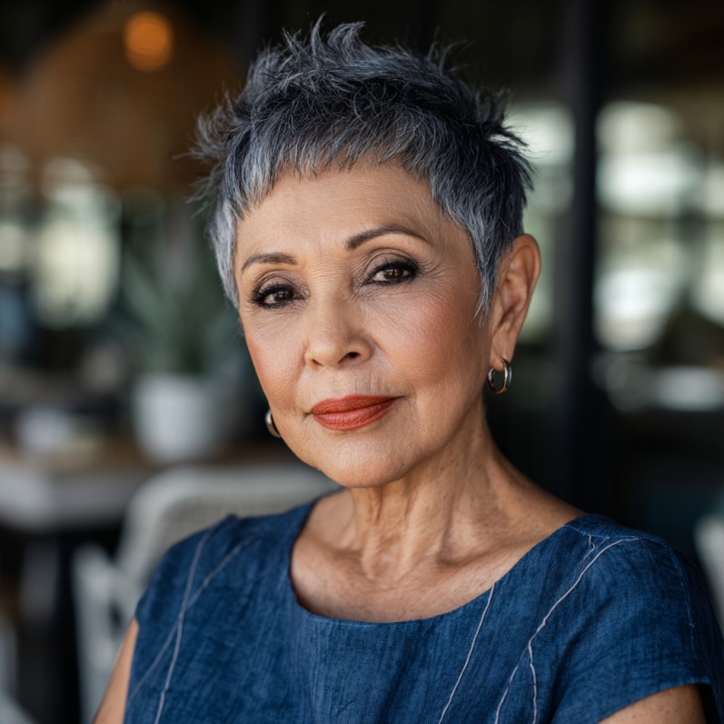 Chic Textured Pixie Cut with Light Volume