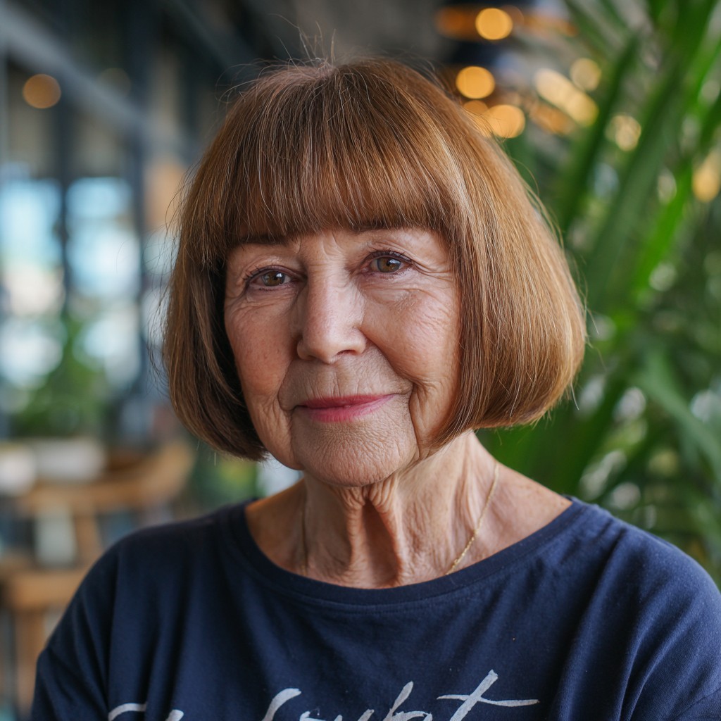 Classic Bronde Bob with Subtle Textured Ends