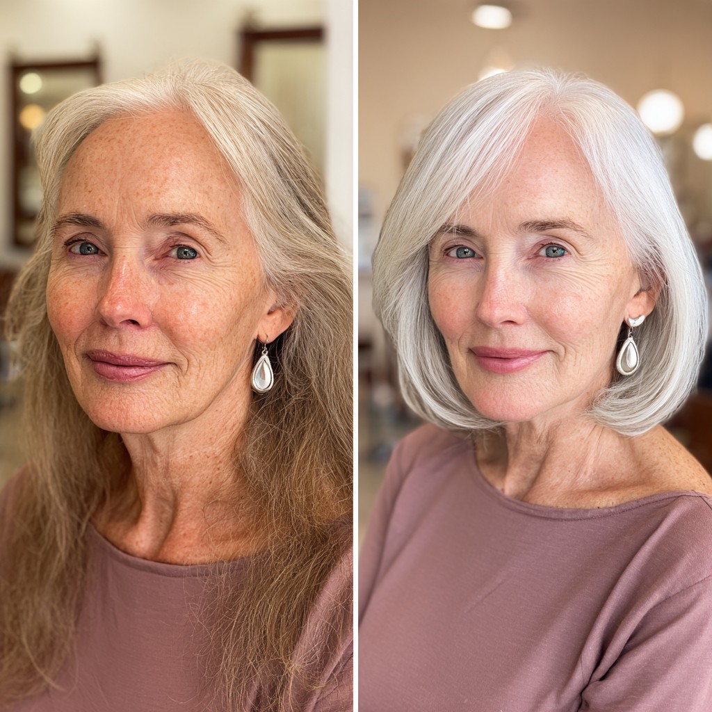 Elegant Soft Bob with Subtle Face-Framing Layers