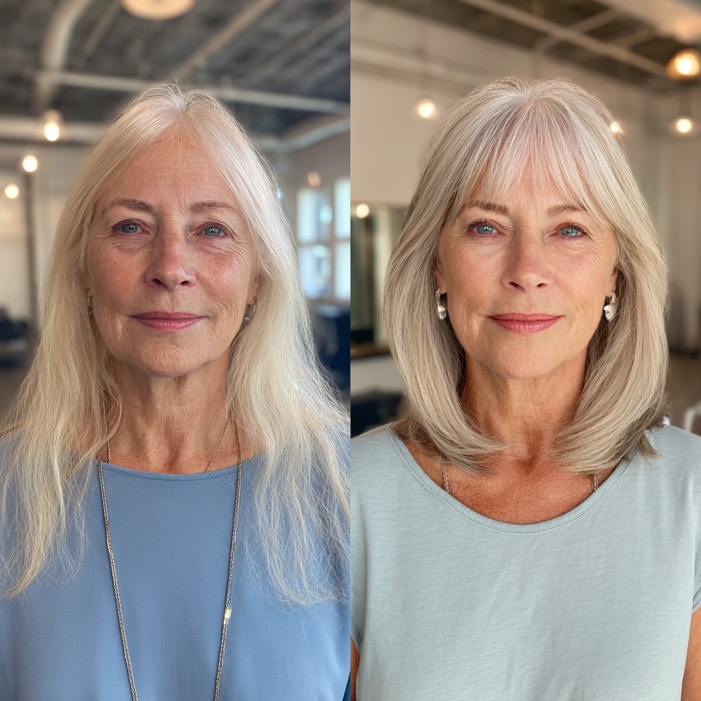 Elegant Soft Layers with Wispy Bangs