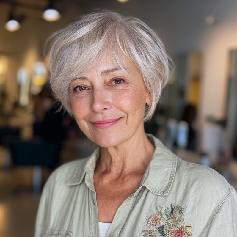 Elegant Soft Textured Mixie Shag with Subtle Layers