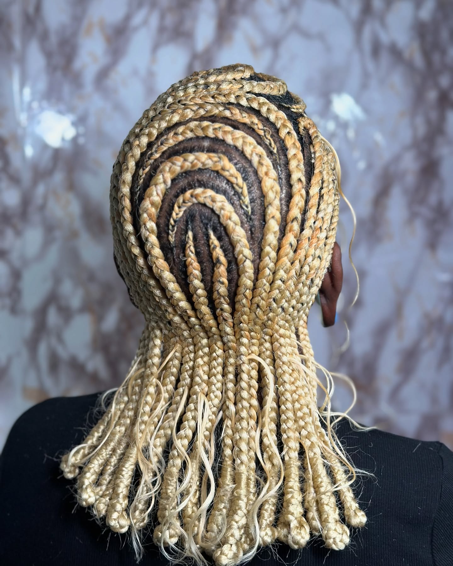Intricate Twisted Braids with Unique Pattern