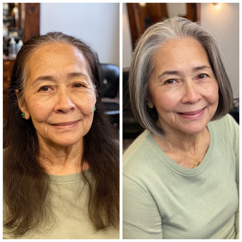 Modern Textured Bob with Subtle Highlights
