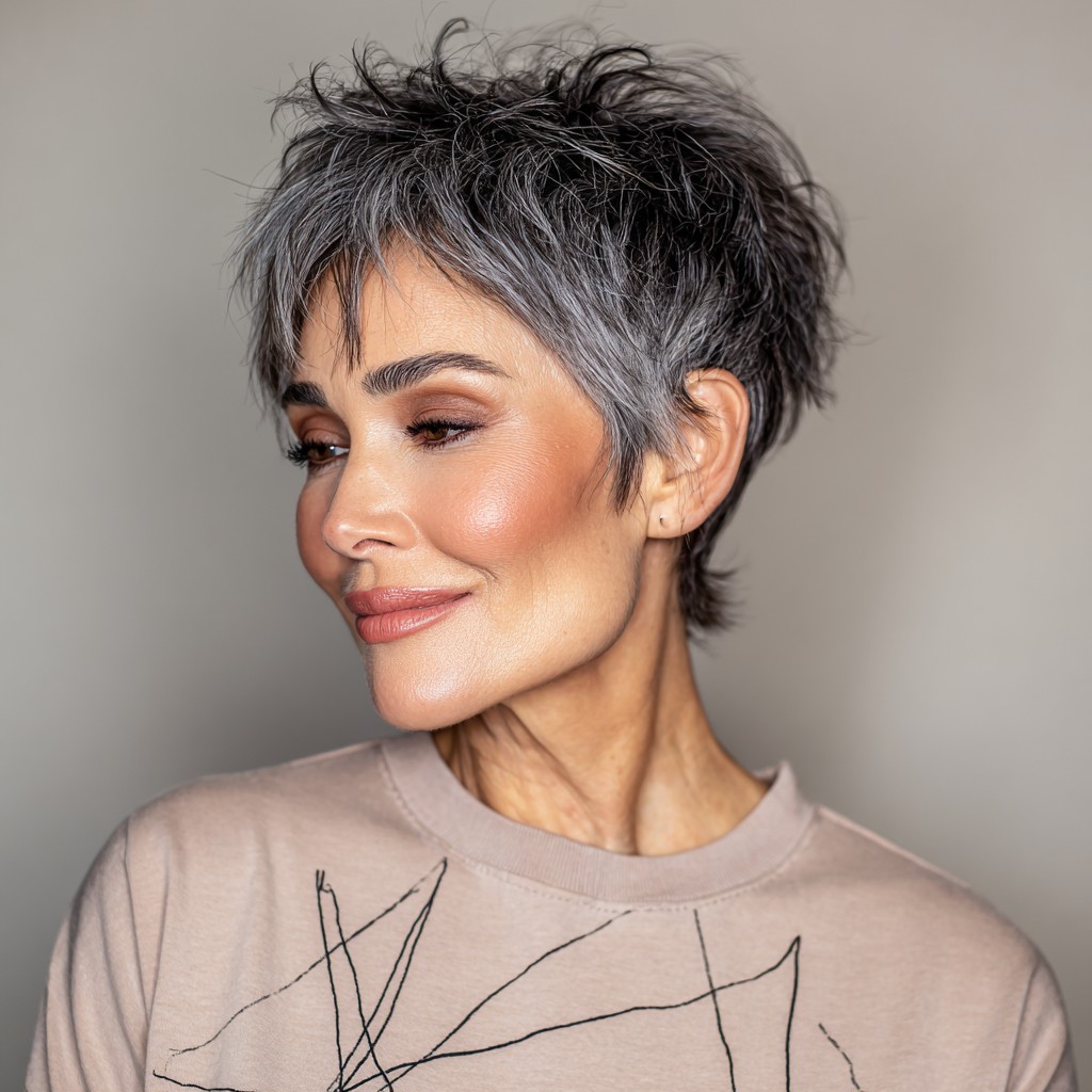 Modern Textured Short Cut with Effortless Volume