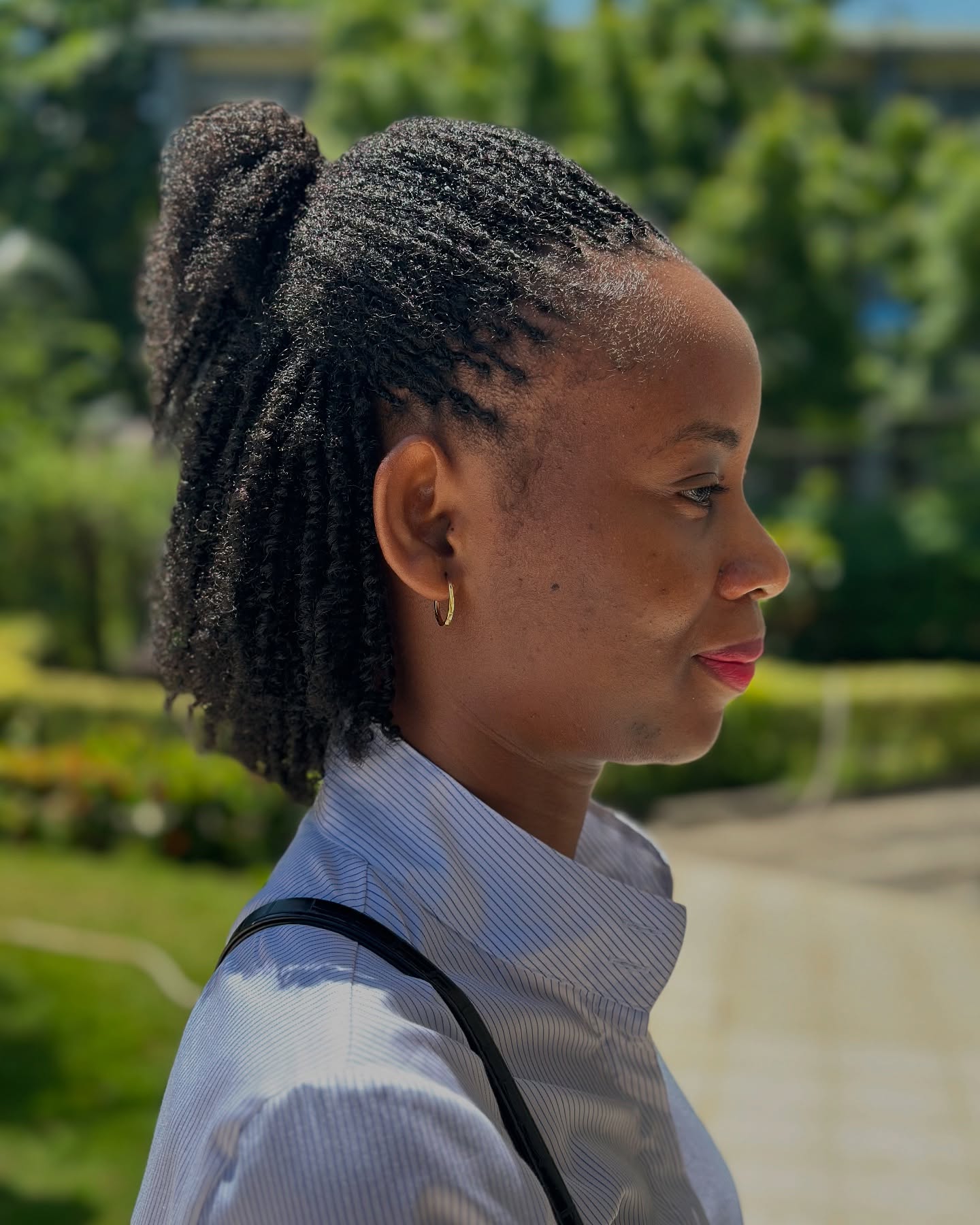 Modern Twisted Half-Up Style
