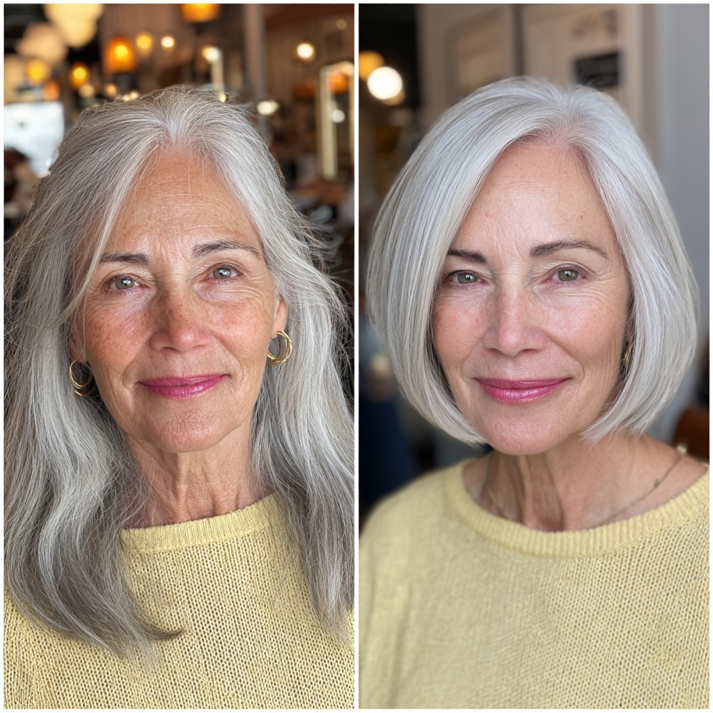 Sleek Softly Rounded Bob with Subtle Layers