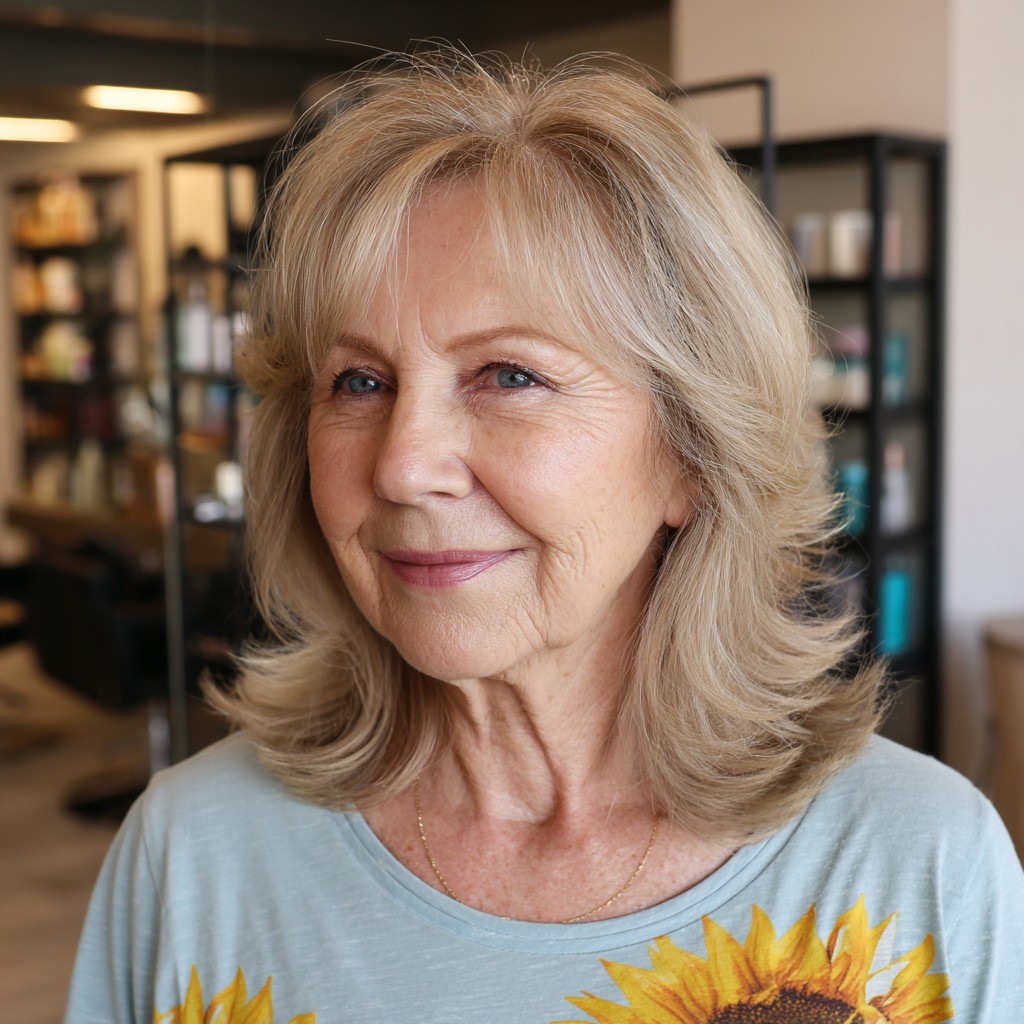 Soft Layered Cut with Gentle Face-Framing Highlights
