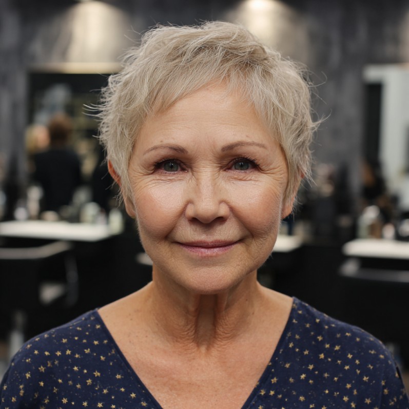 Soft Textured Pixie Cut with Gentle Layers