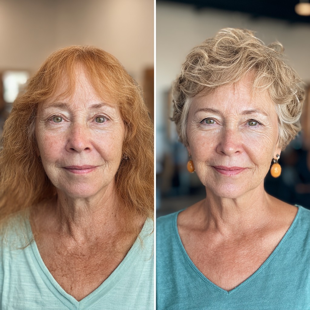 Textured Short Crop with Natural Volume