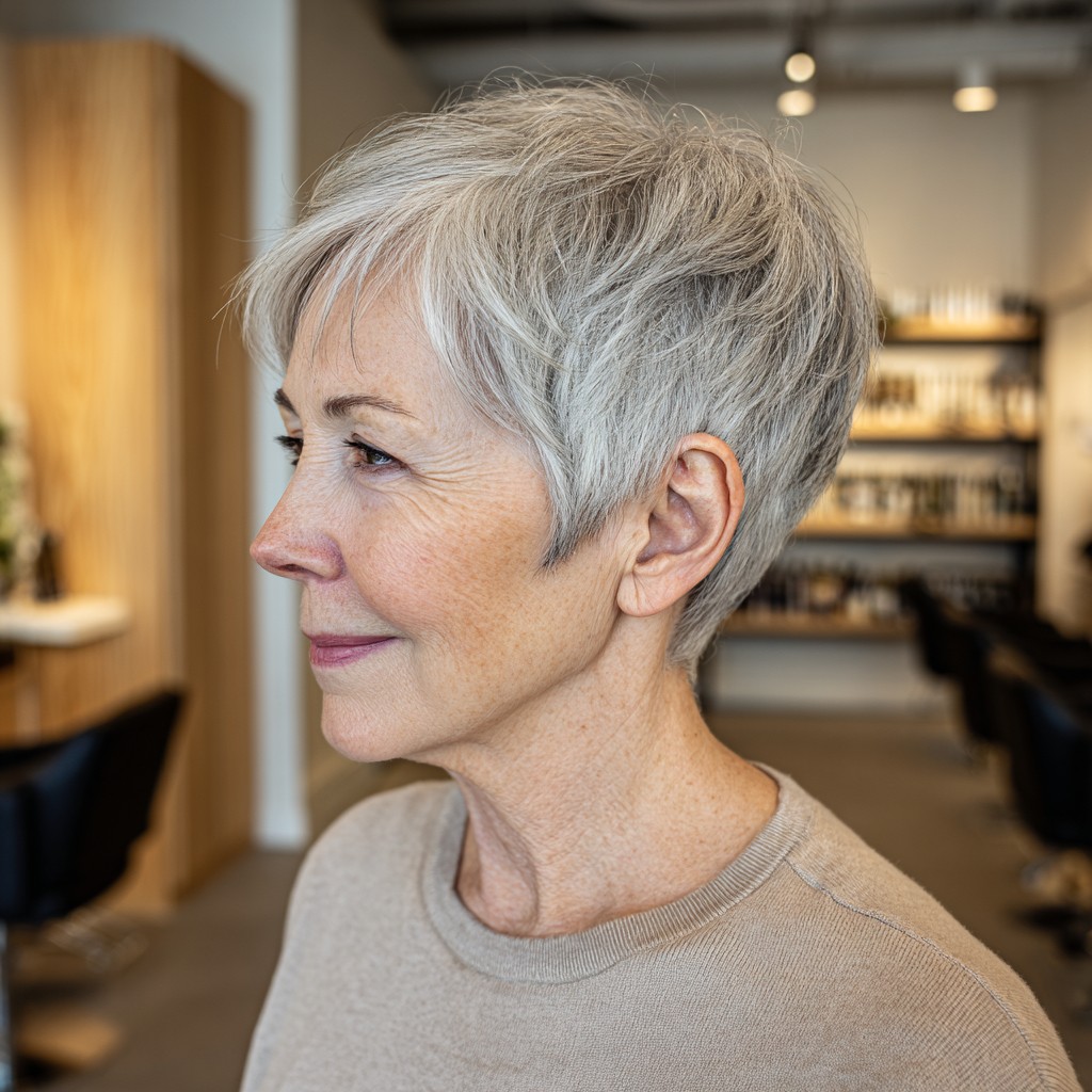 Textured Short Pixie Cut for Effortless Chic