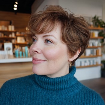 Chic Textured Pixie Cut with Soft Volume