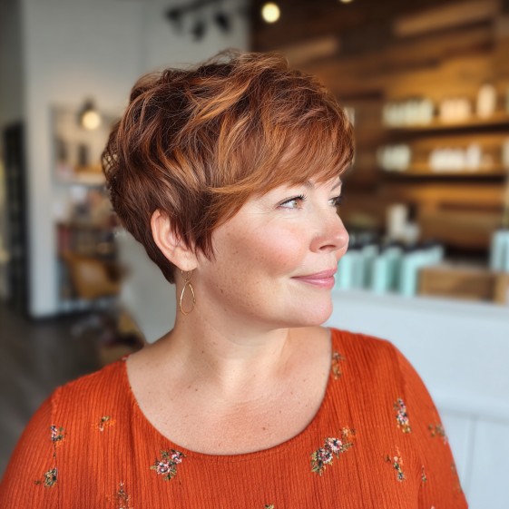 Charming Textured Pixie Cut with Soft Volume