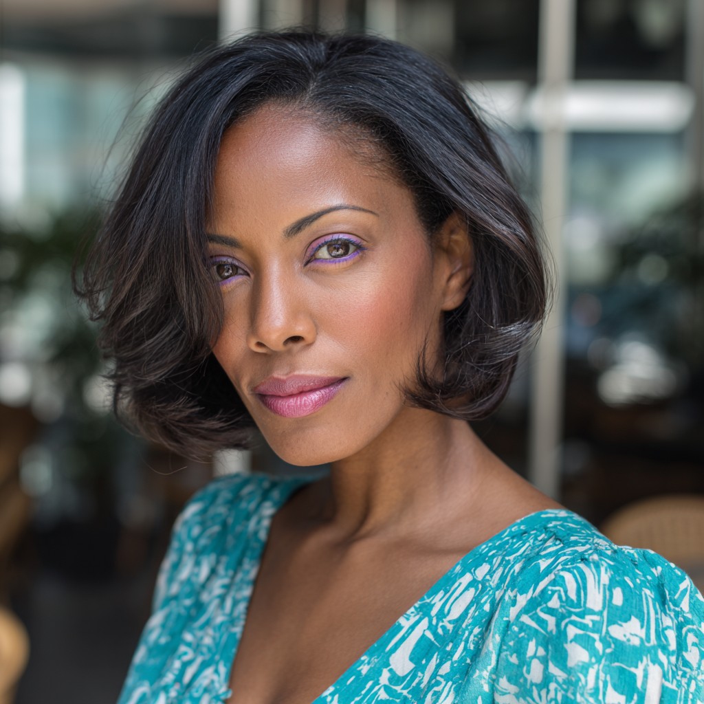 Chic Layered Bob with Soft Waves