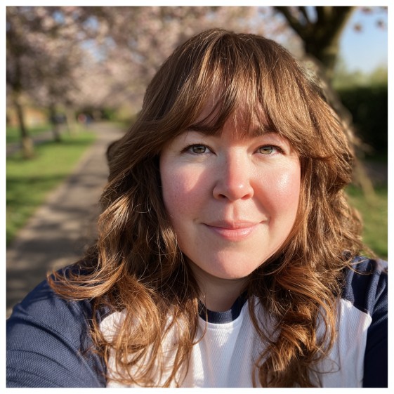 Chic Layered Cut with Soft Bangs and Natural Waves