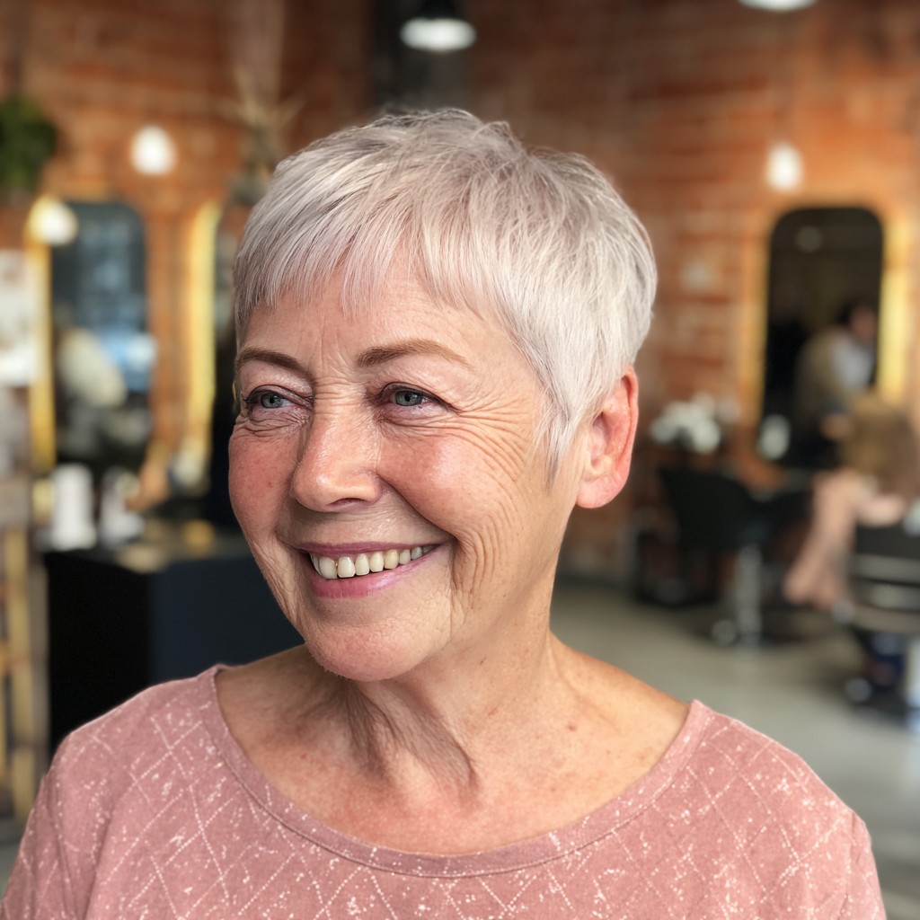 Chic Soft Textured Pixie with Subtle Layers