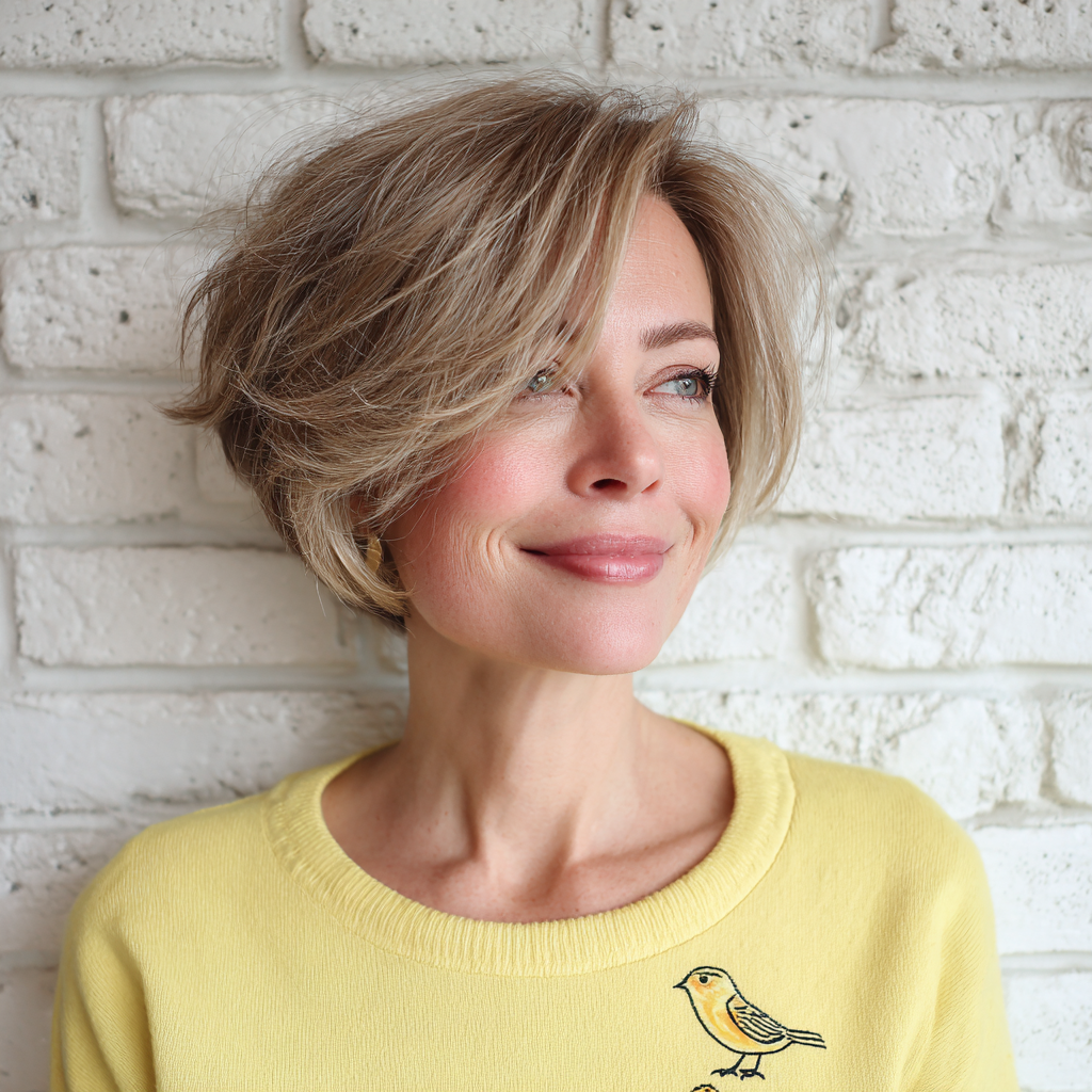 Chic Textured Short Cut with Soft Volume