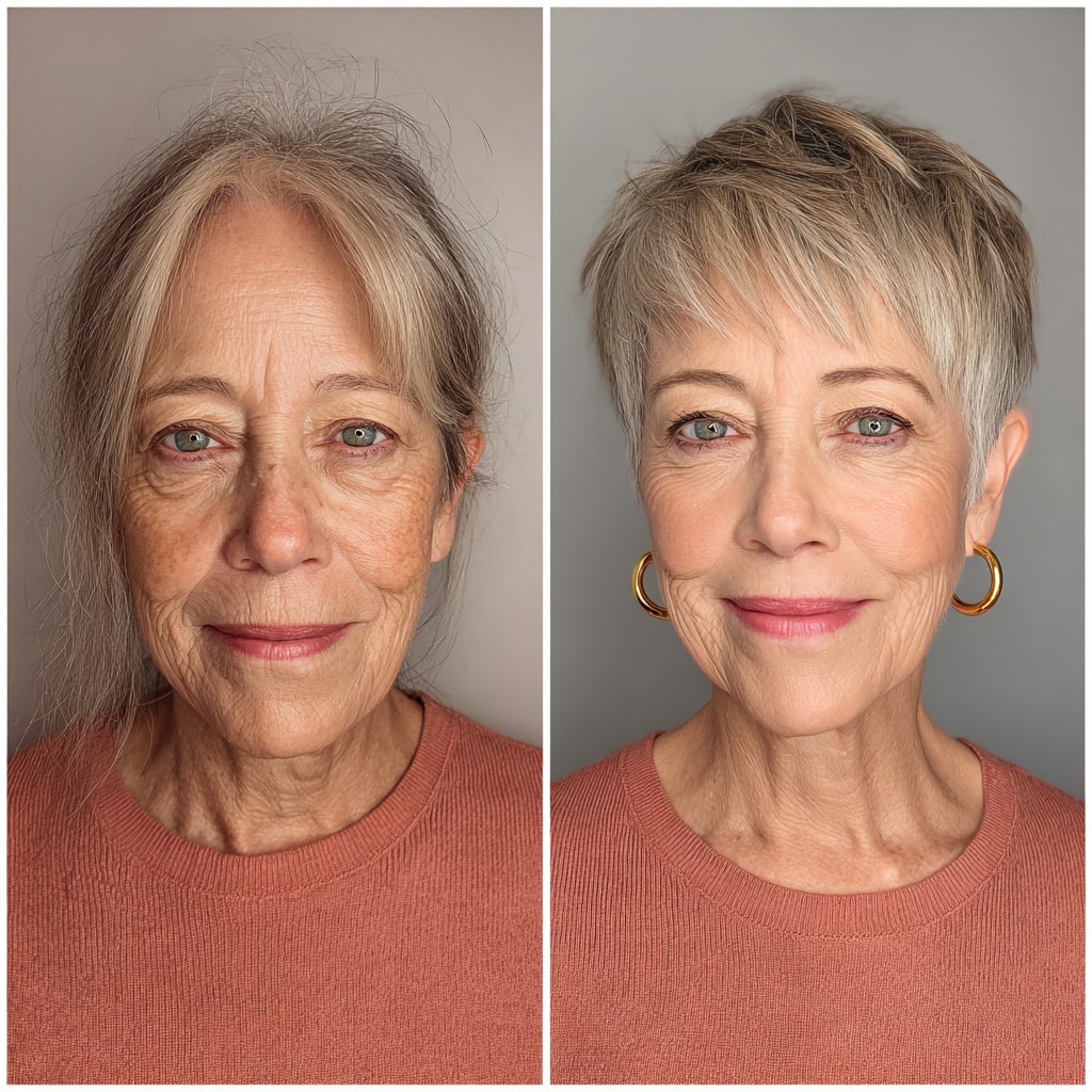 Chic Textured Short Pixie with Soft Layers