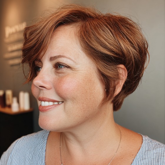 Choppy Textured Pixie Cut with Subtle Highlights