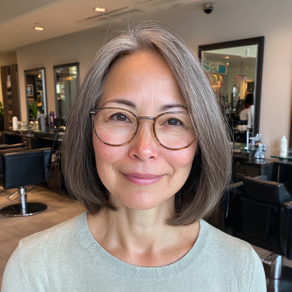 Contemporary Soft Gray Lob with Subtle Layers