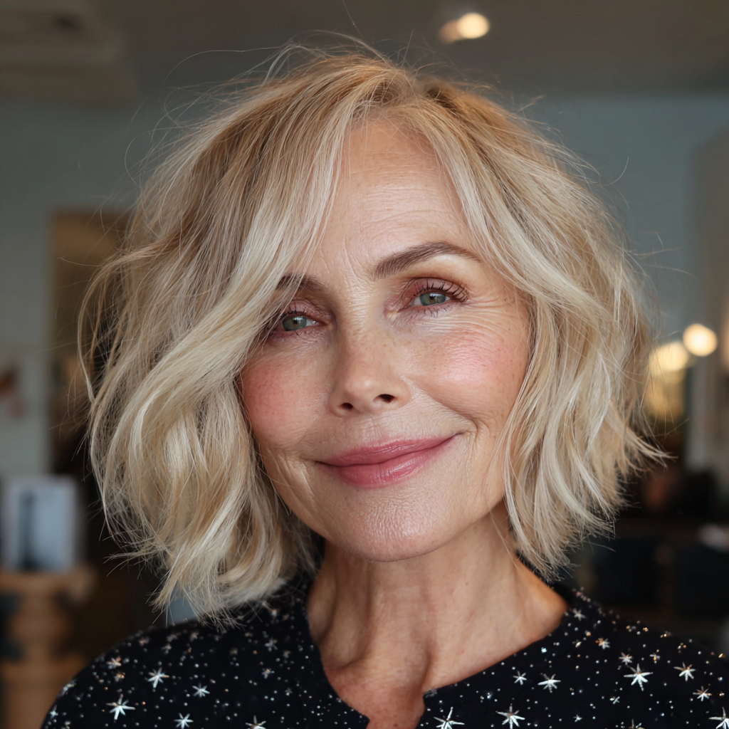 effortless beachy waves with subtle layers