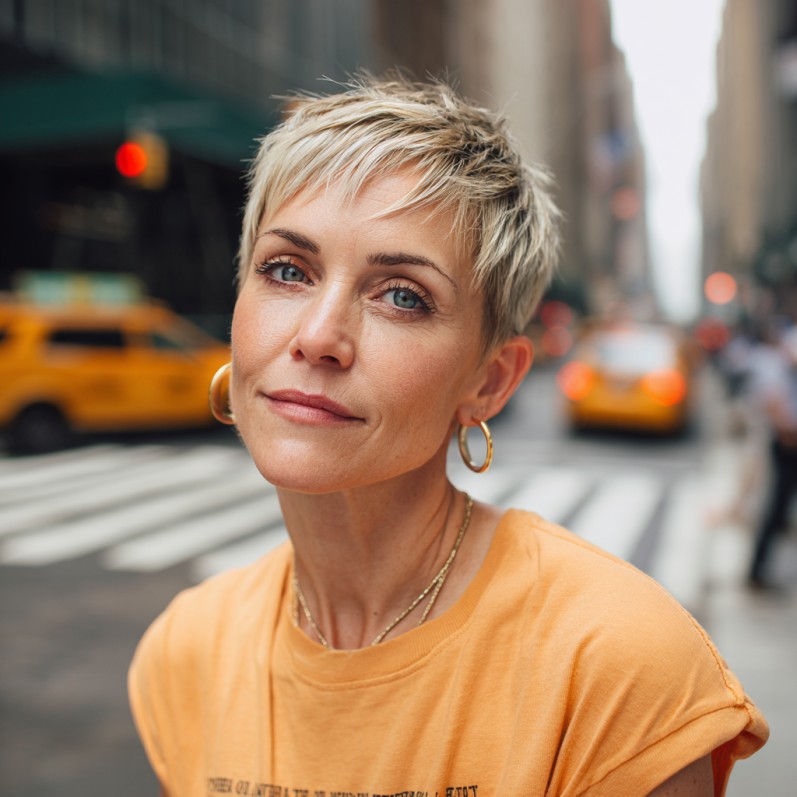 Effortlessly Textured Pixie with Light Layers