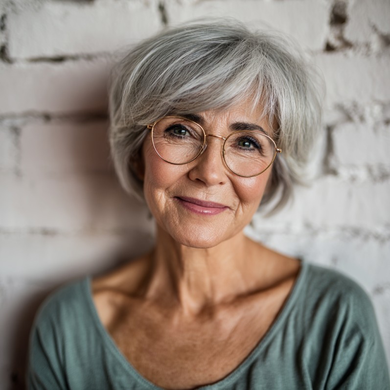 Elegant Textured Jaw-Length Bob with Soft Volume