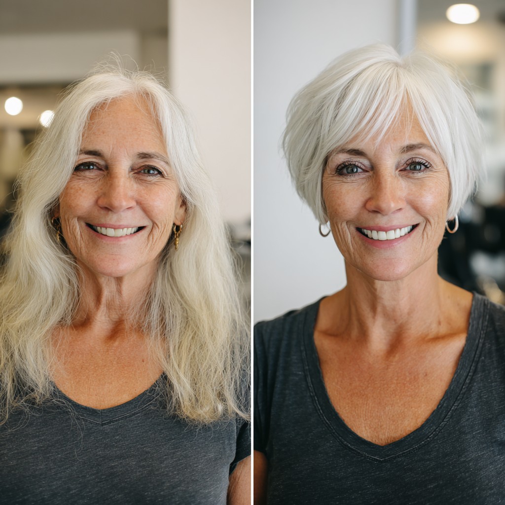 Fresh Short Textured Cut with Flattering Layers