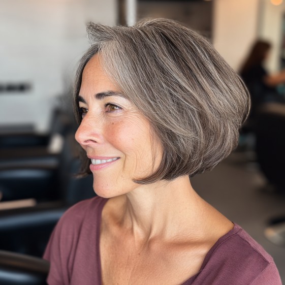 Layered Textured Bob with Soft Movement