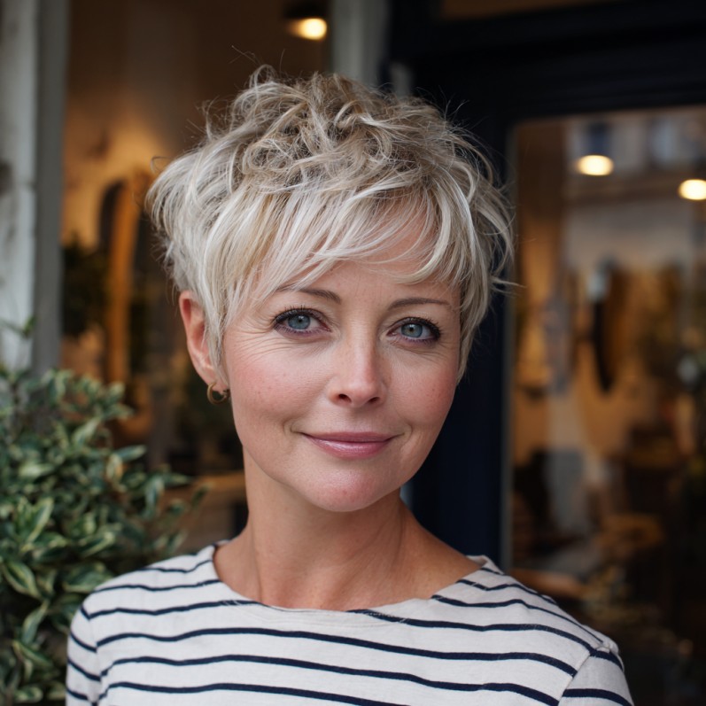 Modern Textured Pixie with Effortless Volume