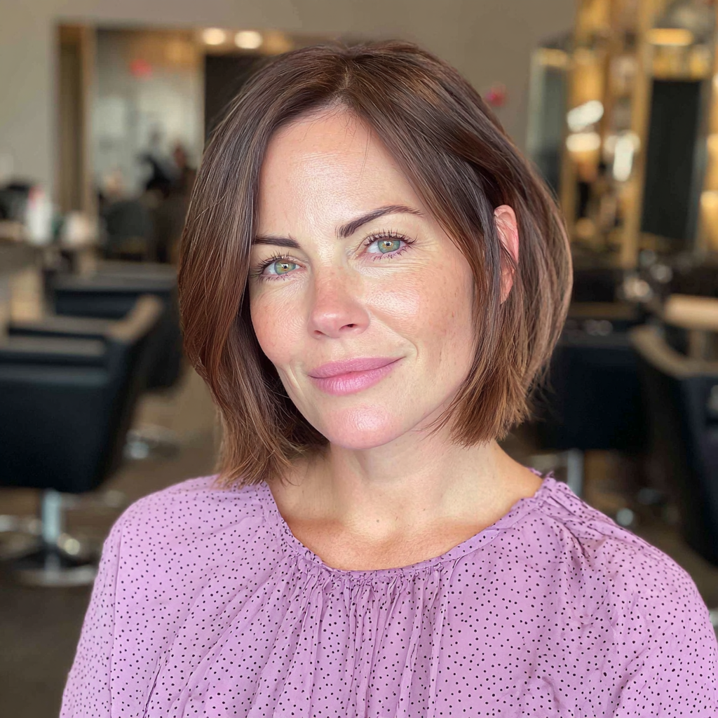 Sleek Textured Lob with Subtle Movement