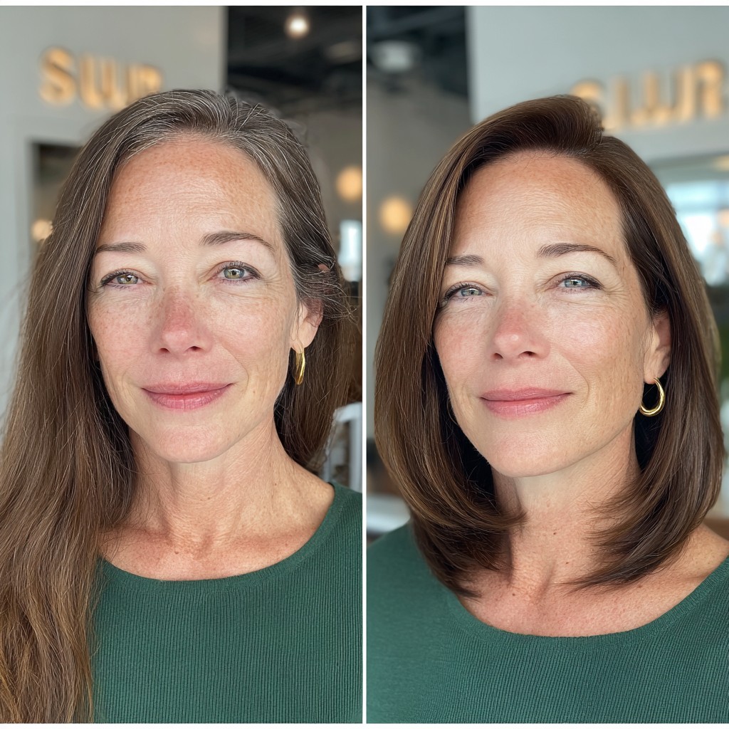 Smooth A-Line Cut with Subtle Layers