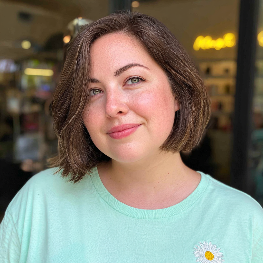 Textured Jaw-Length Cut with Soft Ends