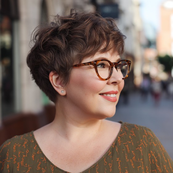 Textured Short Pixie Cut with Playful Layers