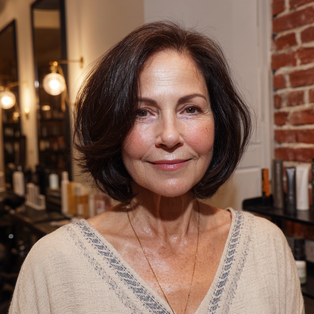 Elegant Layered Bob with Soft Movement