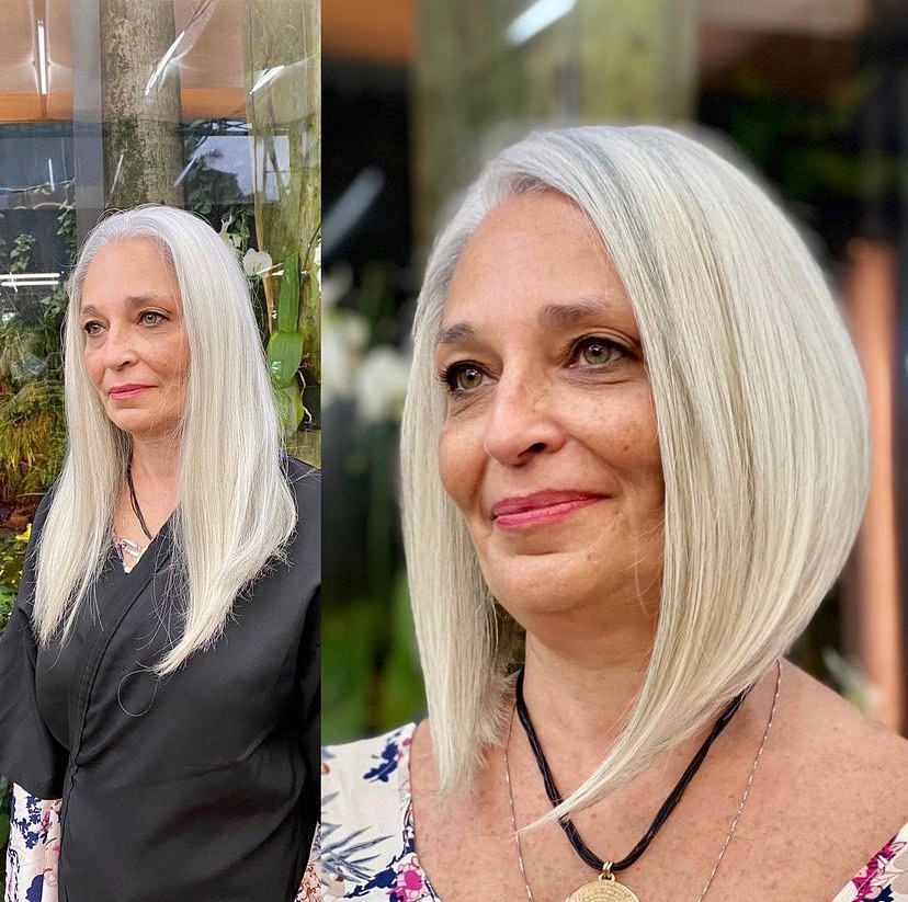 Elegant Long Bob with Subtle Layers