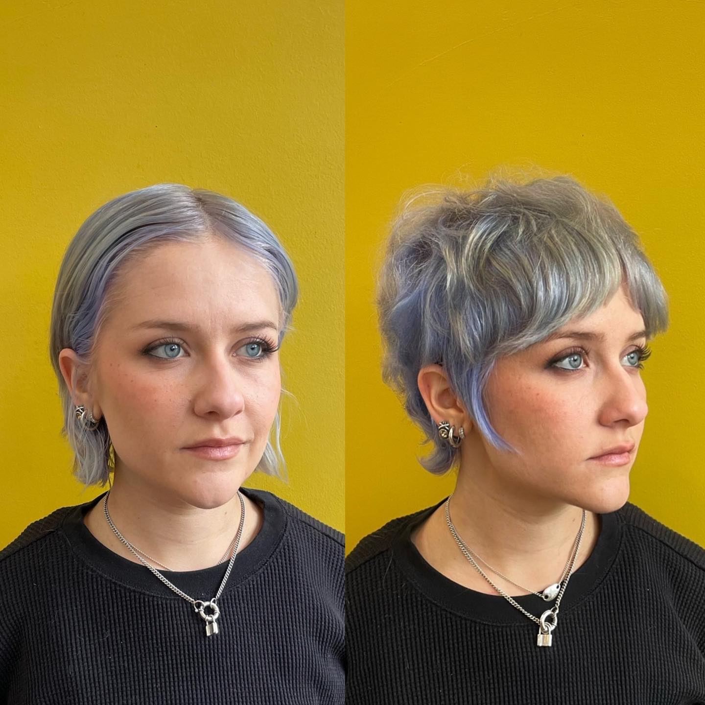 Soft Textured Wavy Mixie with Pastel Highlights