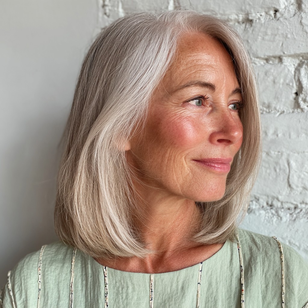 Softly Blended Shoulder-Length Cut