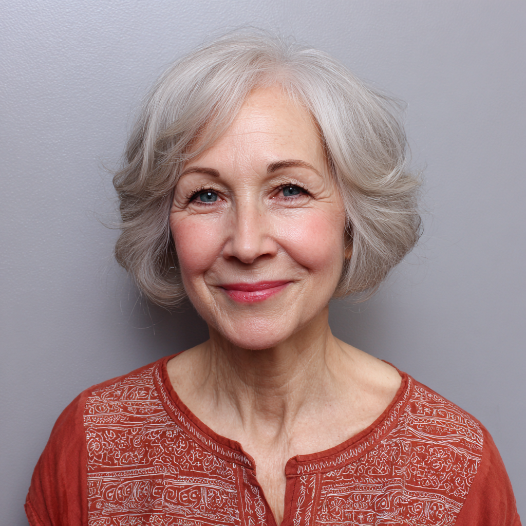 Softly Voluminous Bob with Gentle Waves