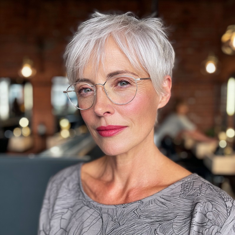 Stylish Short Textured Cut with Soft Layers