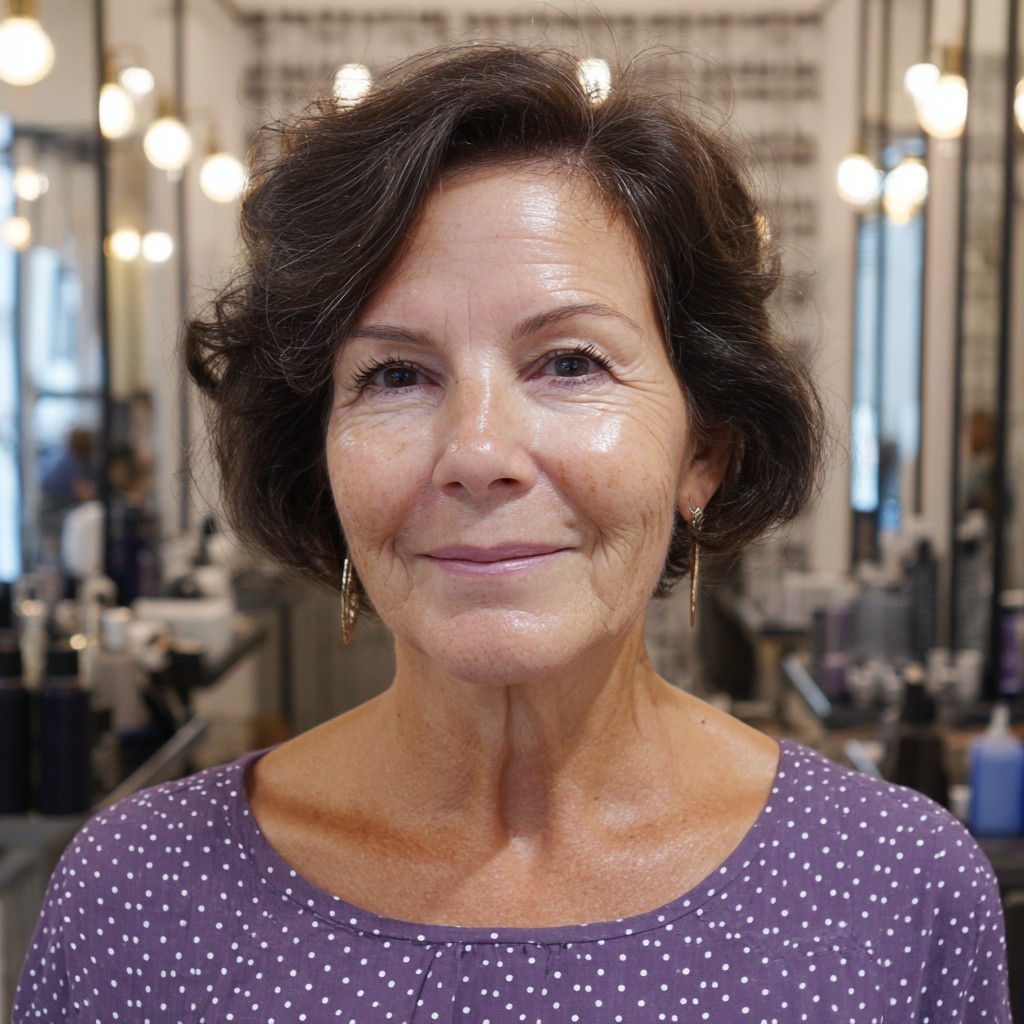 Textured Short Cut with Soft Waves