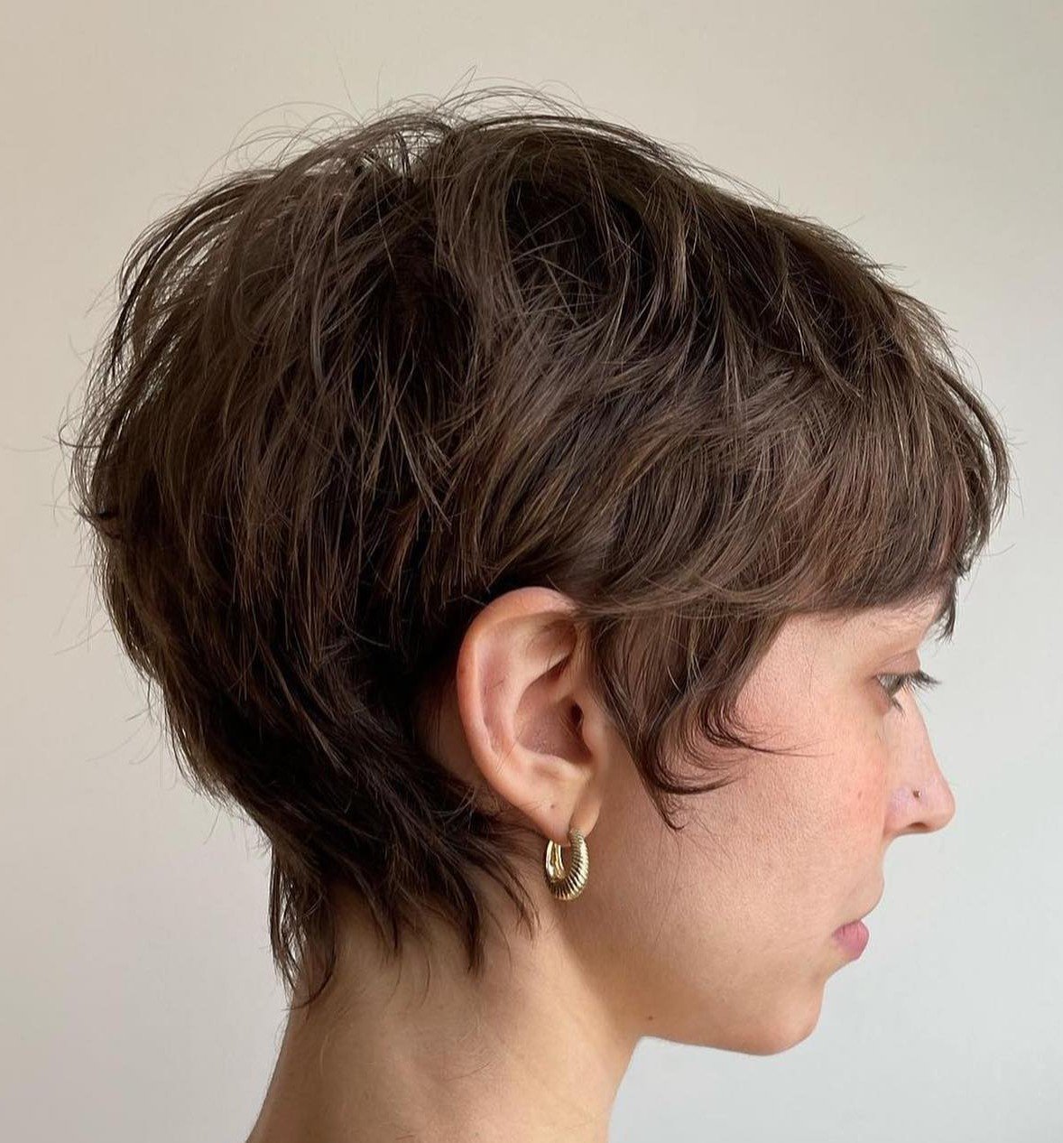 Textured Short Mixie with Effortless Volume